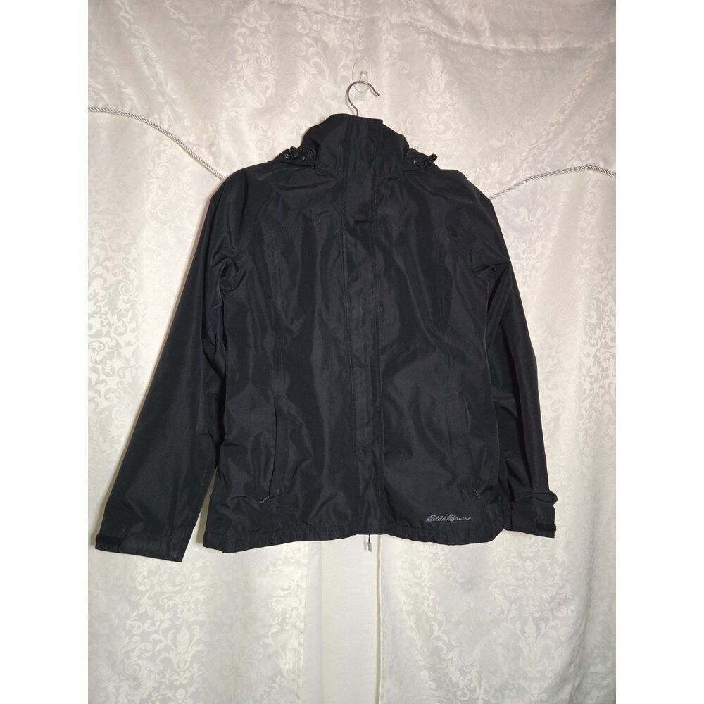 Eddie Bauer WeatherEdge Rainfoil Packable Rain Jacket Black | S